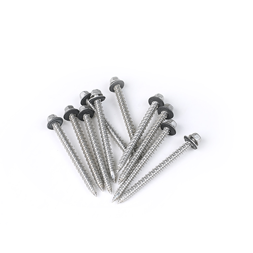 尖尾高强度不锈钢自攻螺钉带复合垫片M6.5